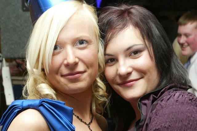 Christmas party in 2009 with a motown music theme at Holiday Inn, Clifton. Pictured (from left) are Josie Hodgson and Rebecca Middleton