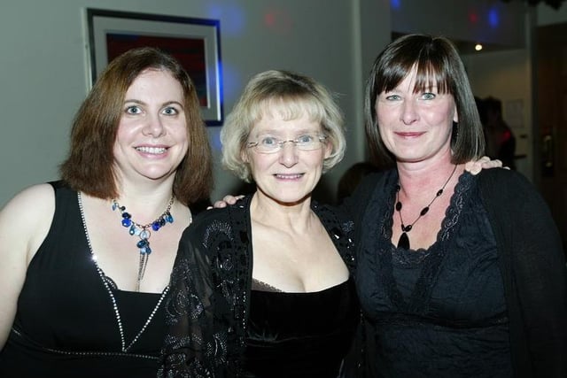 Christmas party in 2009 with a motown music theme at Holiday Inn, Clifton. Pictured (from left) are Sarah Edge, Christine Brooks and Barbara Soulsby
