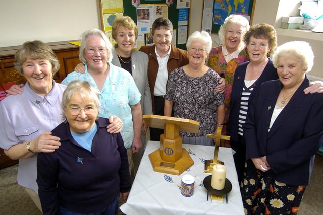 The committee members of Filey Mothers' Union