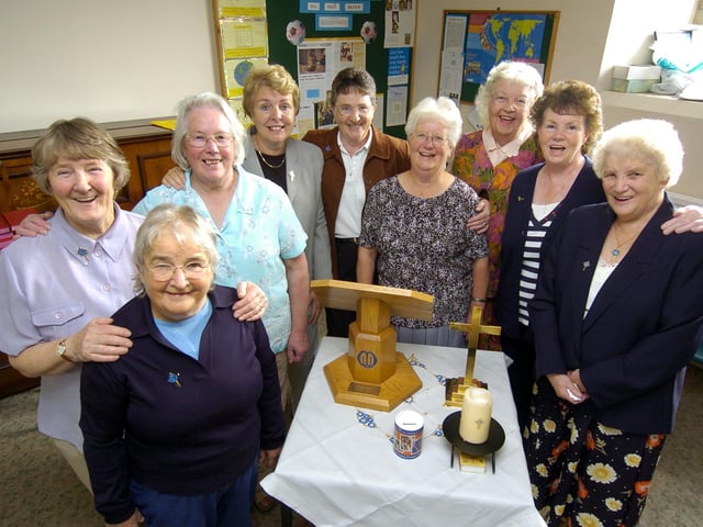 The committee members of Filey Mothers' Union