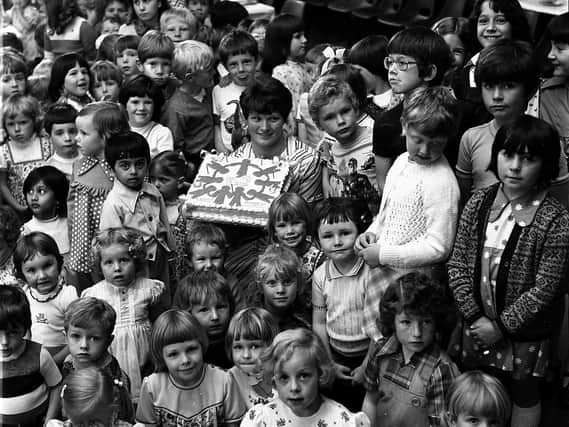 Penson Street Pemberton Playgoup have a fifth brithday celebration in 1976