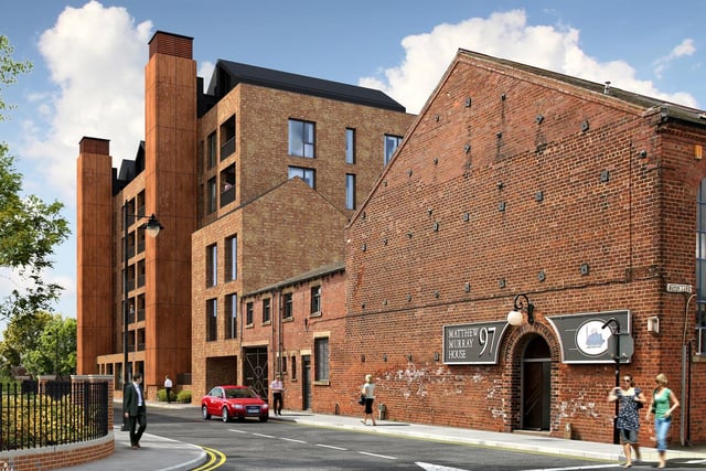 The Ironworks development is on David Street, just off Water Lane, and is part of the Holbeck Urban Village.