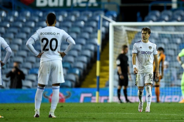 NA - Had Leeds' first shot on target and tried to add energy. Photo by Oli Scarff - Pool/Getty Images.