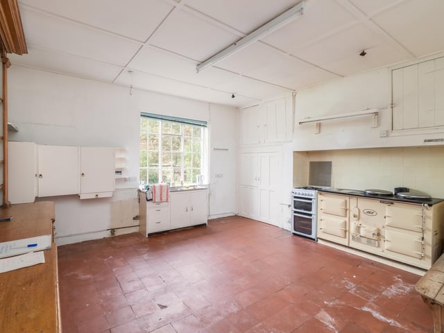 The large kitchen