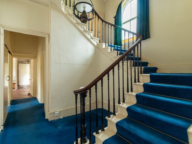 The impressive entrance hall