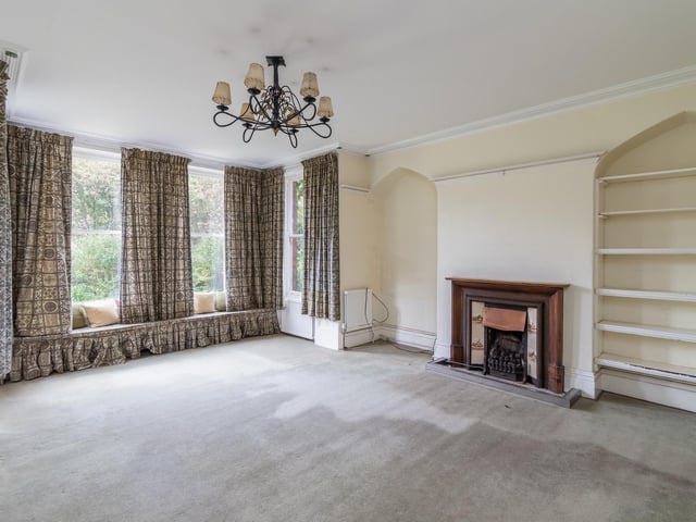 A spacious reception room