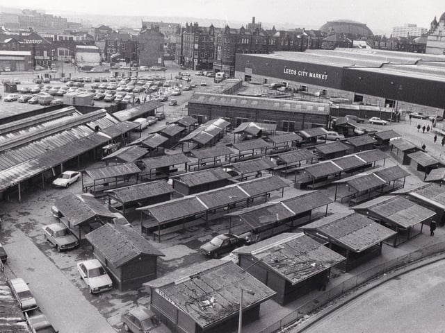 Under the proposals the only part of the 1904 market buidling to survive the fire of 1975 - the structure that faces onto Vicar Lane - would not be touched.