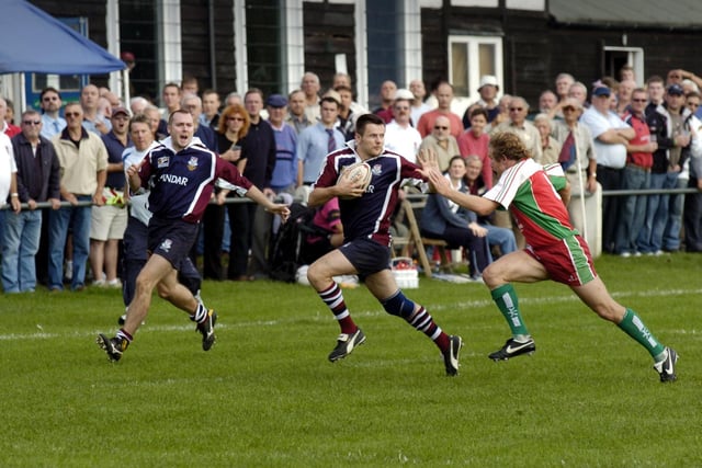 Scarborough RUFC v Keighley, losing to the visitors. A good crowd turned out to see the action.