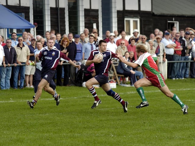 Scarborough RUFC v Keighley, losing to the visitors. A good crowd turned out to see the action.