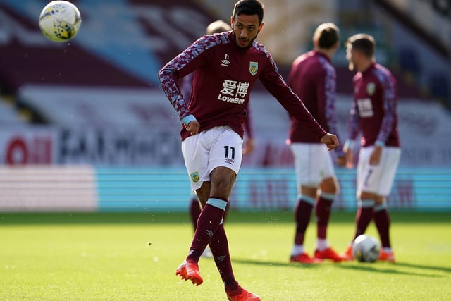 The Clarets winger suffered an indifferent first half, but came into his own after the half-hour mark. Made a couple of outstanding passes into the inside channels, with Taylor the benefactor, and whipped in a catalogue of teasing crosses.