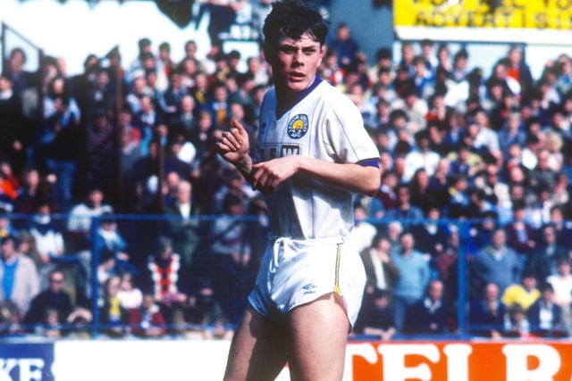 Tommy Wright who scored his first goal for Leeds United against Fulham in a 1-1 draw at Elland Road in April 1983.