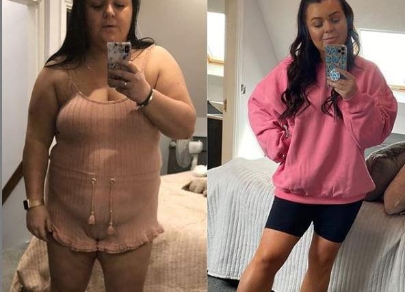 Harrogate-based Holly posts images on Instagram from her weight loss transformation journey after losing 120lbs. She shows her outfit choices, insights into her life and talks about her newfound confidence. She has 16.5k followers.
