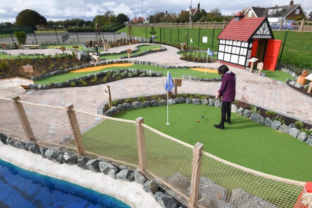It's time to par-tee as the newest addition to Fairhaven Lake opens its doors
