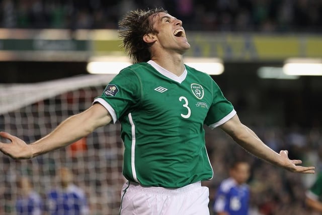 Kevin Daniel Kilbane (/kɪlˈbæn/; born 1 February 1977) is a former professional footballer who played as a left winger or full back. Kilbane won 110 caps for the Republic of Ireland national team, fourth behind only Robbie Keane, Shay Given and John O'Shea as the most capped Irish player of all time