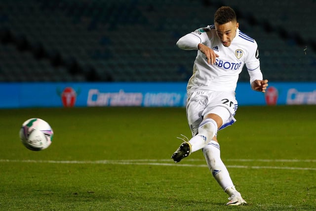 With Pablo Hernandez injured it's either Tyler Roberts or record signing Rodrigo in the no 10 role. It didn't happen for Rodrigo there against Fulham but the Spanish international might again edge out Roberts. Photo by Laurence Griffiths/Getty Images.