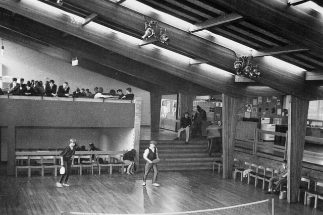 Inside Seacroft Civic Youth Club in March 1965.