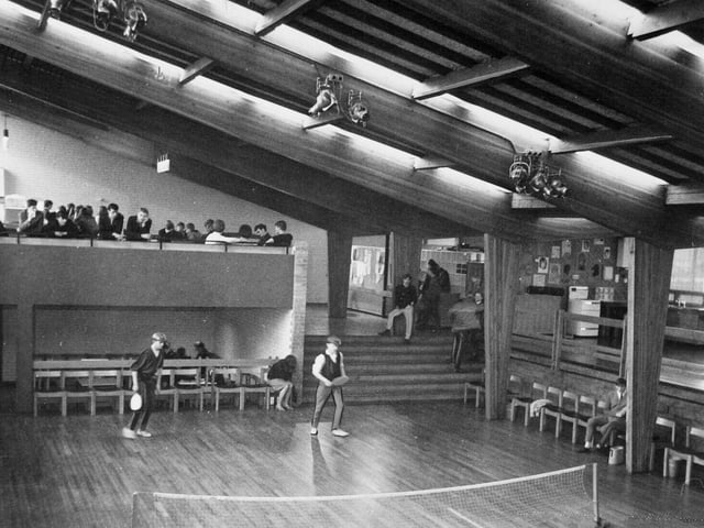 Inside Seacroft Civic Youth Club in March 1965.