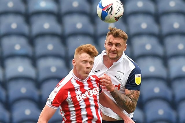 An afternoon where the Stoke strikers largely got the better of the PNE defence, particularly after the sending off. Bauer had moments to show his power but nothing spectacular.