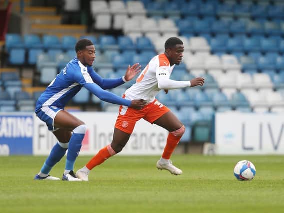 Bez Lubala endured a disappointing afternoon for the Seasiders