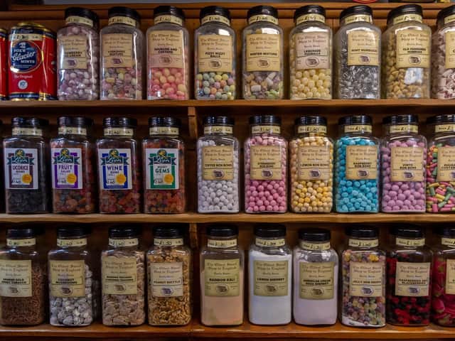 Like a kid in a sweet shop... tempt the tastebuds with any manner of treats in these sweet shops