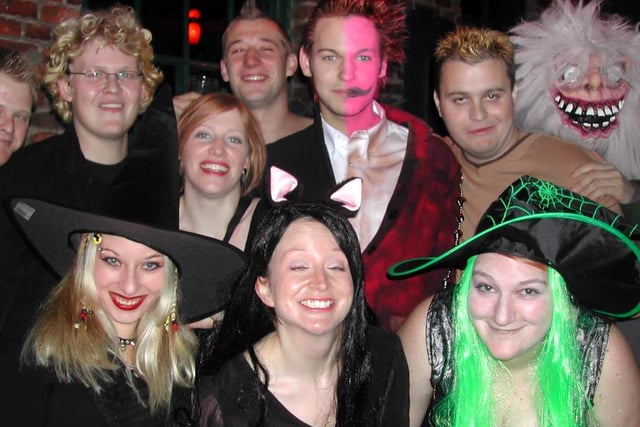 Halloween crew in Mex bar in 2004.