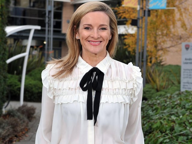 Gabby Logan is known for her presenting roles with BBC Sport and ITV and was born in Leeds in 1973. She went to Cardinal Heenan High School before doing A-Levels at Notre Dame Sixth Form College. She was chancellor of Leeds Trinity University until 2017.