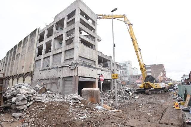 The removal of the structure marks the start of the next phase of the Talbot Gateway regeneration scheme