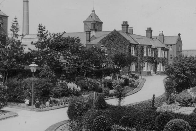 Wesham Park Hospital in 1934. It was formerly a workhouse