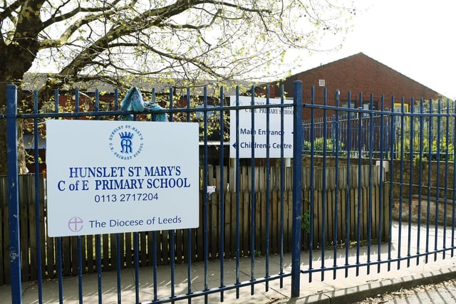 Hunslet St. Mary's C E Primary School: A Year 4 bubble was collapsed on September 15 after a person tested positive for coronavirus.