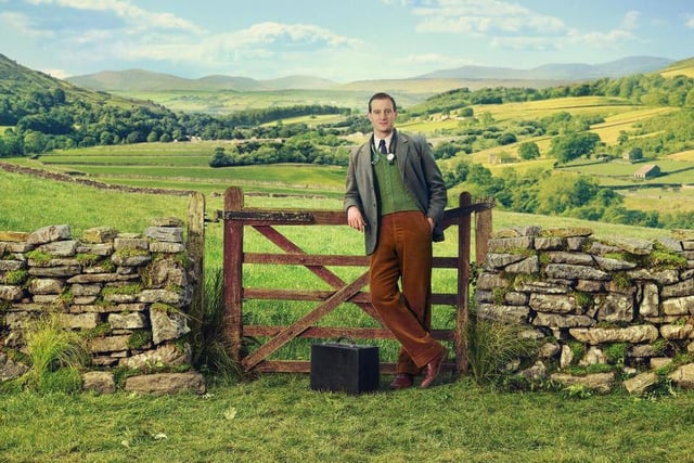 James gradually moves into a more tweed and corduroy trousers look, which was what many farmers wore in the 1930s, practical and washable.