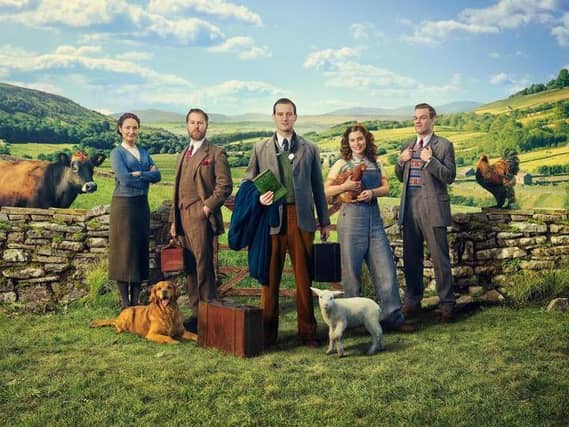 The five lead characters in All Creatures Great and Small. All photographs courtesy of Playground Television (UK)