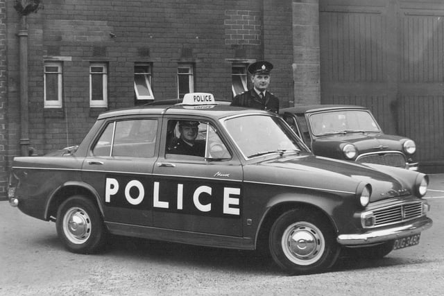 The new look Leeds City Police car in September 1966. It had an illuminated sign on top and large letters on each side.