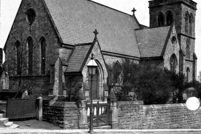 An undated photo of the front of All Saints Church taken from Church Street.