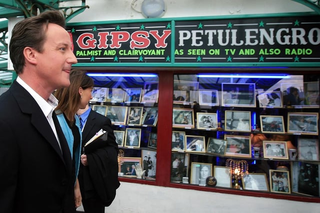 Conservative leader David Cameron and his wife Samantha in Blackpool in 2007