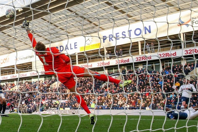 Tom Barkhuizen's superb effort against Blackburn in October 2019 completed PNE's comeback - they were 2-0 down in seven minutes but ran out 3-2 winners. It won him goal of the season.