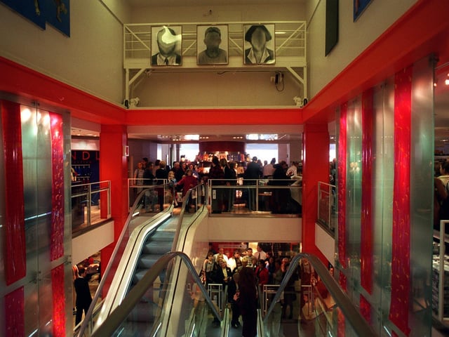 Shopper make their way around the store
