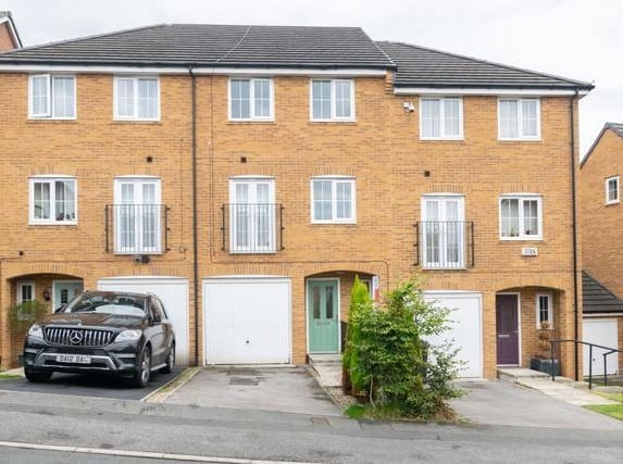 This immaculate townhouse property is located on a popular residential development in Middleton and features a large lounge, fully fitted kitchen/dining room leading into a private garden, four bedrooms with an ensuite shower room plus a bathroom, an integral garage and off-street parking.