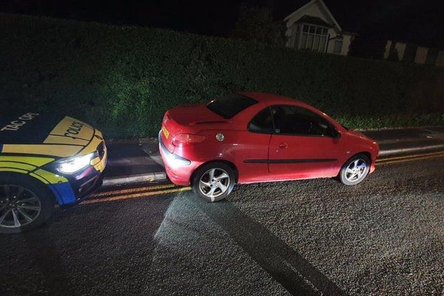 Spotted by #HO50 in Coppull. Stop checked due to no docs. Two occupants swap seats. Not the best plan when neither held a licence and both over legal limit for alcohol. In car video footage confirmed seat swapsies. Driver already disqualified until 2023. Vehicle seized