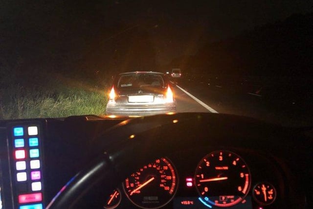 When you are disqualified from driving try not to draw attention to yourself by poor lane discipline. Then if you give your mates details, make sure they have a licence that is not revoked