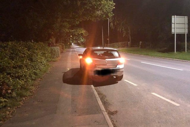 One from last night #MN34 This car driving fast at Broughton was worthy of a stop. Enquiries found that the driver had no licence or insurance #seized165
