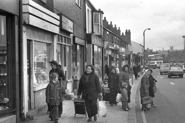 The Saddle Junction part of Ormskirk Road, Newtown, Wigan, in 1974