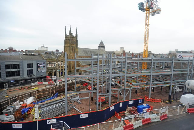 Planning permission was secured in 2015 for a six storey building and in 2018 Barnfield Construction started on the 150-bedroom Premier Inn