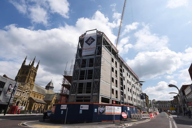 In 2019 the building began to take shape