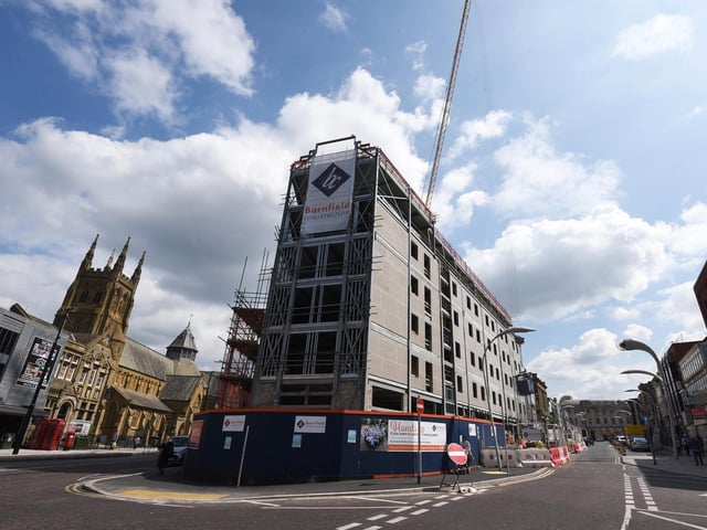In 2019 the building began to take shape