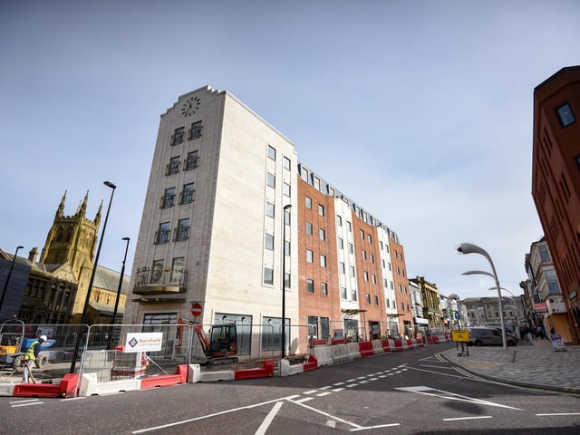 Today the building is almost complete