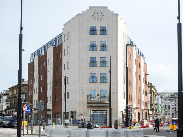 The hotel was due to be completed in spring but lockdown caused delays. It is set to open before Christmas creating 60 jobs for the resort