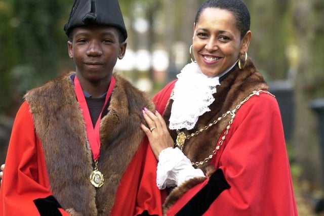 Andrew Thomas, Lord Mayor of Leeds for the day, with deputy Lord Mayor Alison Lowe.