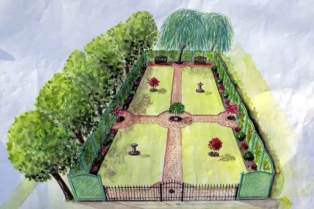 An artists impression was released of the new Forget Me Not garden planned for Cottingley Crematorium.