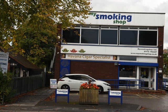The NatWest in Penwortham became a smoking shop