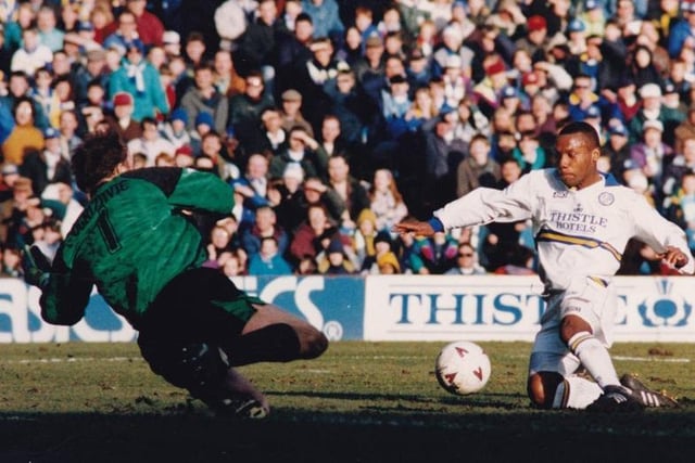Rod Wallace played a pivotal part in his first season at Leeds, helping the Whites go on to win the old First Division title and Charity Shield in 1992. The forward enjoyed seven years in West Yorkshire, making 257 appearances and scoring 65, one of which came against Tottenham Hotspur in April 1994 which won him the Premier League Goal of the Season. He then joined Glasgow Rangers in 1998.
